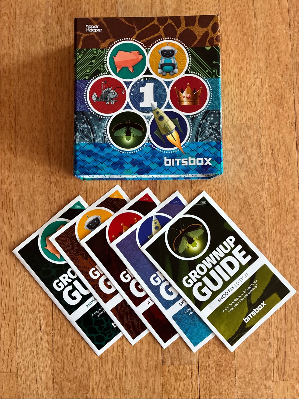 BitsBox Volume 1 Sets 1-5 Complete with Apper Keeper Binder New Coding STEM